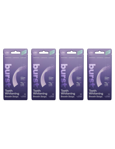 Tiras Blanqueadoras de Aliento Burst Menta Polar 48 Unidades