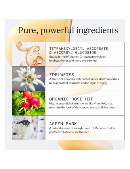 Suero de Vitamina C Natural Ursa Major 28.35 ml Iluminador