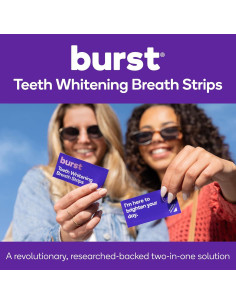 Tiras Blanqueadoras de Aliento Burst Menta Polar 48 Unidades 2