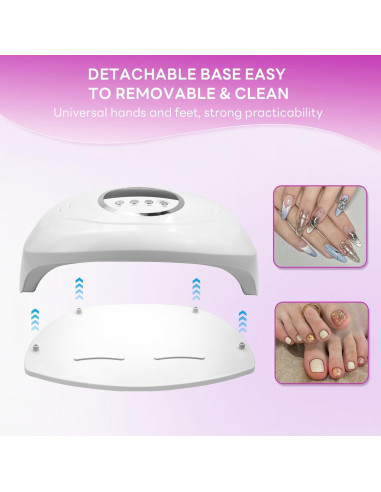 Lámpara de Uñas UV 320W Timpou con 84 LEDs y Temporizador