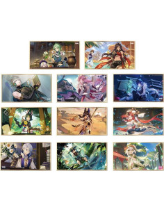 Póster Bordeado Genshin Impact Yae Miko 27.9x16.3 cm 2