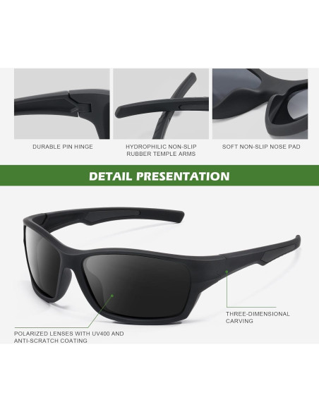 Gafas de sol polarizadas Fanshen 3756 para ciclismo y pesca