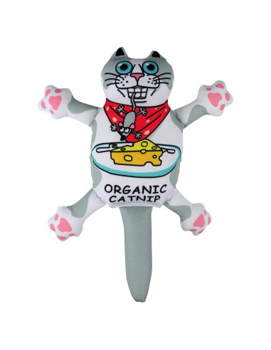 TTcat Almohada de Catnip Orgánico para Gatos 27x9.8cm Blanco