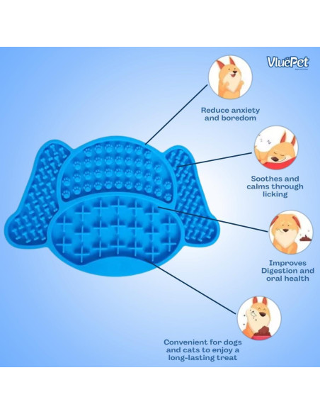 Alfombrilla de Lamer para Perros VALUEPET - Silicona 22x15cm