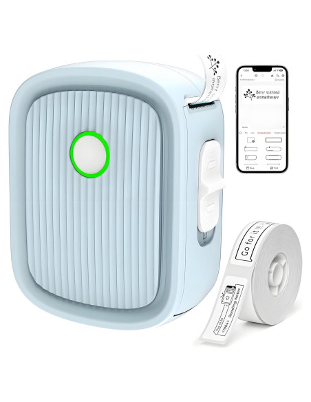 Impresora de Etiquetas Bluetooth Miemieyo Mini Pro 12mm Impresora de Etiquetas Bluetooth Miemieyo Mini Pro 12mm