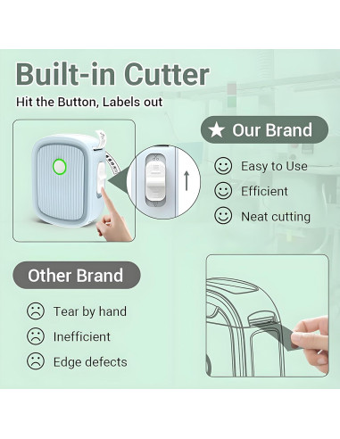 Impresora de Etiquetas Bluetooth Miemieyo Mini Pro 12mm