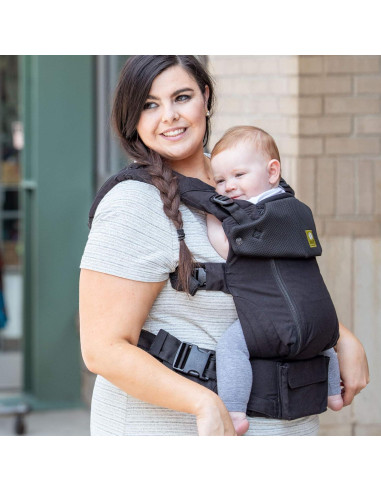 Portabebés Ergonómico LÍLLÉbaby Serenity 6-en-1 Negro