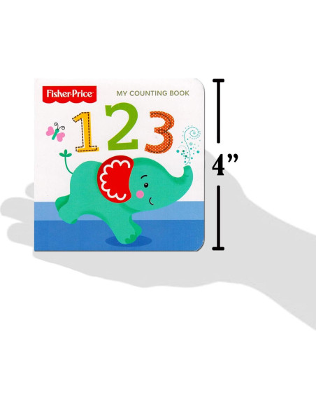 Conjunto de 4 Libros de Cartón Fisher Price para Bebés