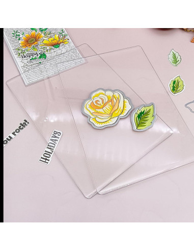 4 Almohadillas de Corte Acrílicas AlinaCraft 22.5x15.5cm