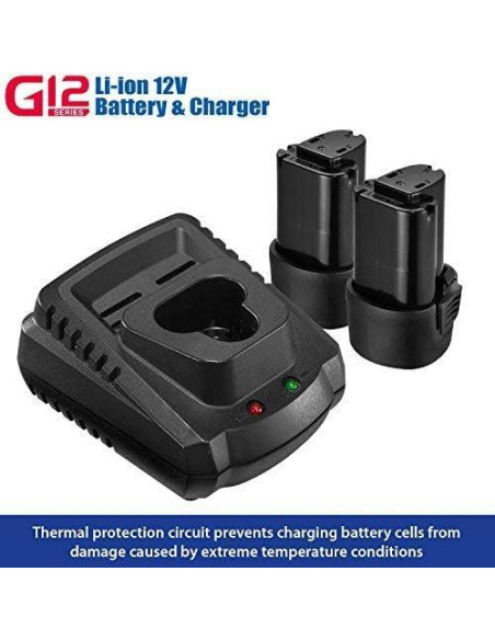 Destornillador de Impacto Inalámbrico ACDelco ARI12105P 12V 111 Nm