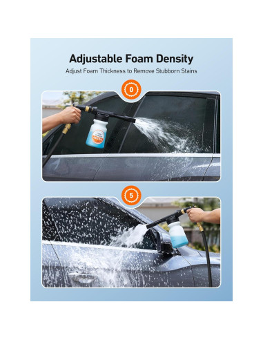 Pistola de Espuma AstroAI RI-WG10 con Mitón y Conector Rápido