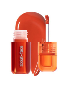Rubor Líquido about-face Parada en Boxes - Durazno Naranja 40g