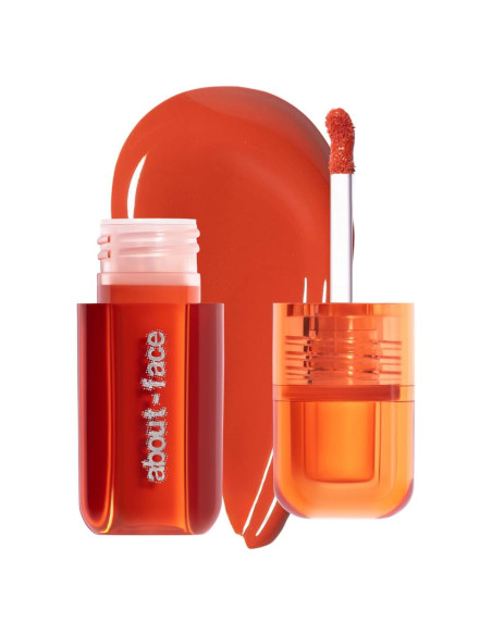 Rubor Líquido about-face Parada en Boxes - Durazno Naranja 40g