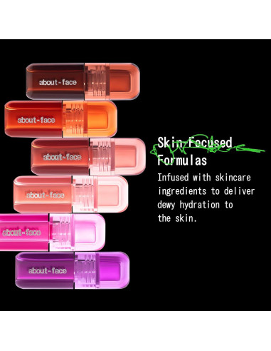 Rubor Líquido about-face Parada en Boxes - Durazno Naranja 40g