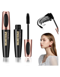 Máscara de Pestañas Negra Impermeable LJYBoBin 2 Piezas