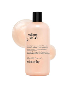 Gel de Baño y Ducha Hidratante Philosophy Radiant Grace 473ml - Jazmín, Cereza Negra, Sándalo