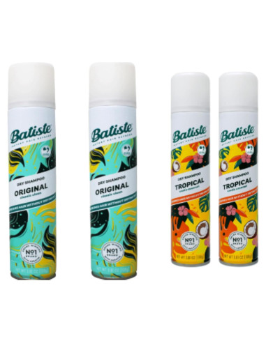 Champú Seco Batiste Paquete 4 Variedades 190g