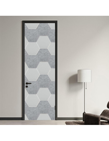 Paneles Acústicos Autoadhesivos 12 Pcs 30.48x25.4 cm Aislamiento