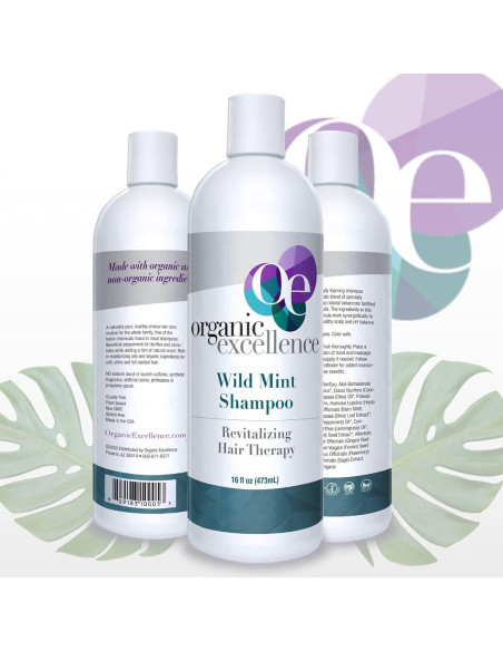 Champú Orgánico Menta y Romero Organic Excellence 473 ml Champú Orgánico Menta y Romero Organic Excellence 473 ml