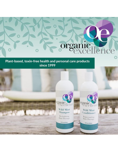 Champú Orgánico Menta y Romero Organic Excellence 473 ml
