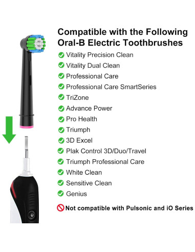 Cabezas de cepillo de dientes Oral-B Braun 8 unidades recambio