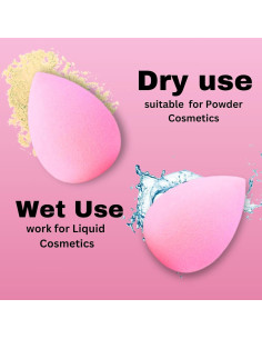 Juego de 4 Esponjas de Maquillaje RUKAFZA Reutilizables 2