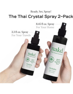 Desodorante Natural Vasarii Nakd. Eucalipto 250 ml + 98 ml Viaje 2