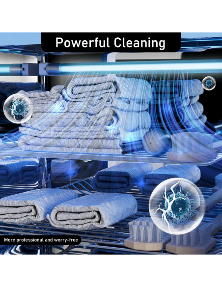 Máquina de Limpieza UV para Herramientas de Uñas Geisofu 10L