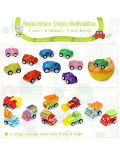 Set de 9 Bombas de Baño Santrela con Juguetes Sorpresa 2