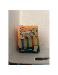 Set de 4 Esponjas Sponge Daddy Doble Cara 17.8x25.4 cm