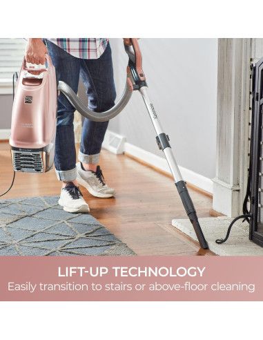 Aspiradora Vertical Kenmore BU4050 Oro Rosa con Filtro HEPA