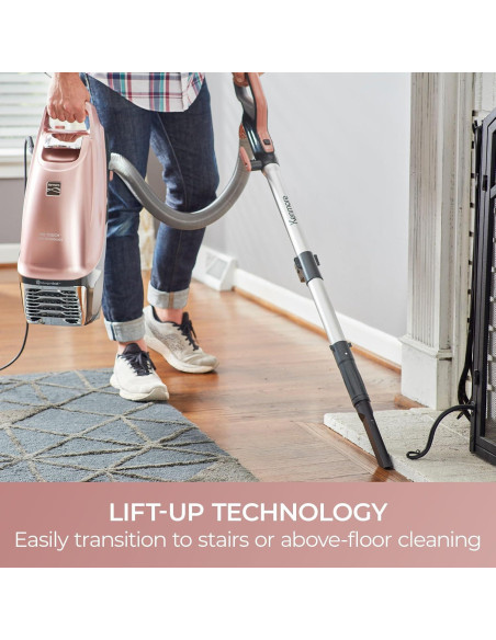 Aspiradora Vertical Kenmore BU4050 Oro Rosa con Filtro HEPA