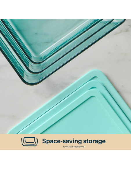 Contenedor de Almacenamiento de Vidrio Pyrex 11 Tazas Rectangular