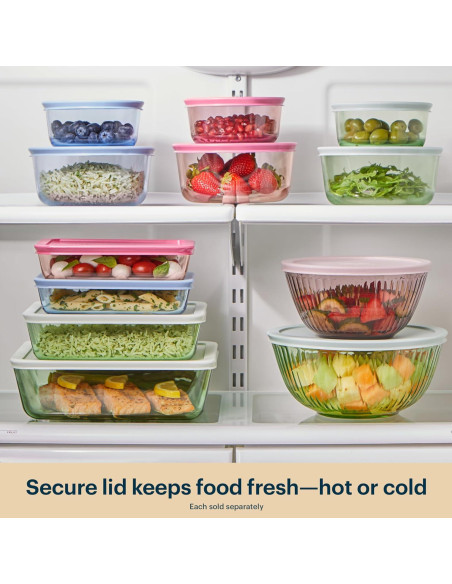 Contenedor de Almacenamiento de Vidrio Pyrex 11 Tazas Rectangular