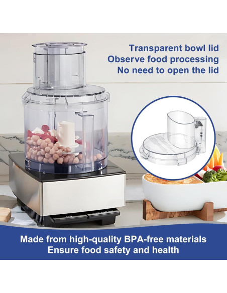 Cubierta de Tazón IHOUMEX DFP-14NWBCT1 4 Pestañas Bloqueo