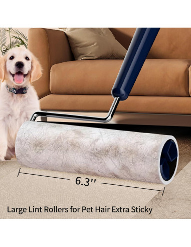 Rodillo de Pelusa JoviQ Extra Pegajoso 16 cm con 240 Hojas