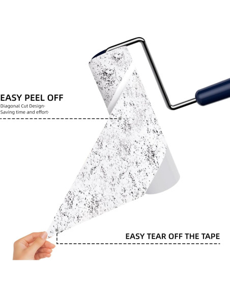 Rodillo de Pelusa JoviQ Extra Pegajoso 16 cm con 240 Hojas