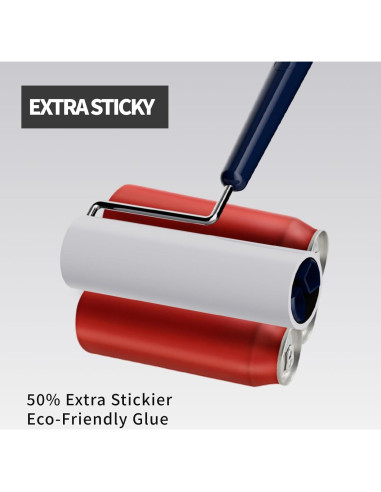 Rodillo de Pelusa JoviQ Extra Pegajoso 16 cm con 240 Hojas