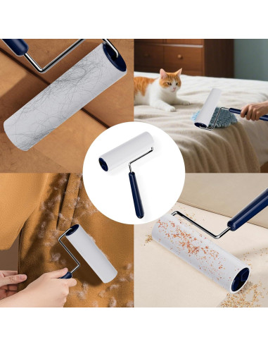 Rodillo de Pelusa JoviQ Extra Pegajoso 16 cm con 240 Hojas