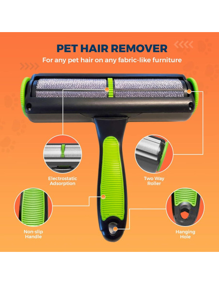 Removedor de Pelo de Mascota Blackwater Farms PET-PHR 19cm