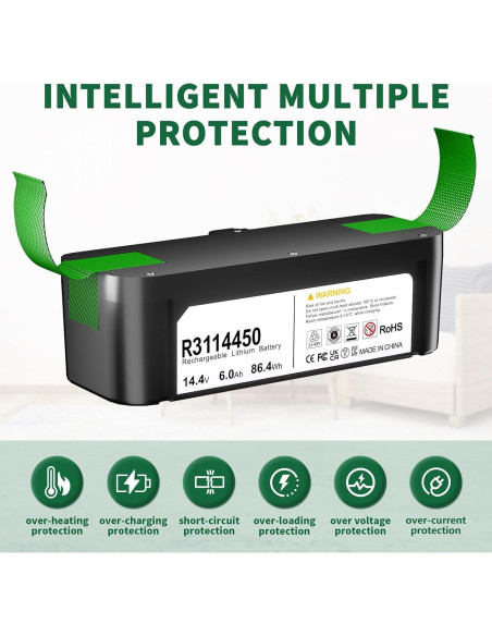 Batería de Reemplazo DSANKE 14.4V 6000mAh para iRobot Roomba