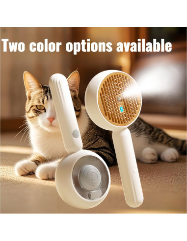 Cepillo de vapor para mascotas ZHAOGIEBOND marrón 3 en 1