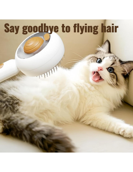 Cepillo de vapor para mascotas ZHAOGIEBOND marrón 3 en 1