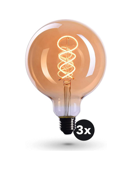 Bombilla Edison Regulable Crown LED E26 5W 2200K 372 Lúmenes