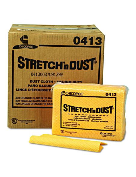 Paños para Quitar Polvo Chicopee 0413 Amarillo Naranja 40-Pack