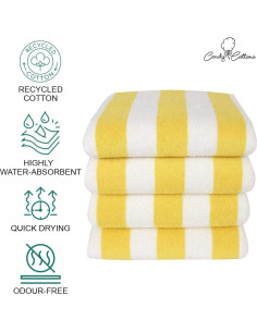 Toallas de Playa Candy Cottons 100% Algodón 152x76 cm Paquete de 4 2