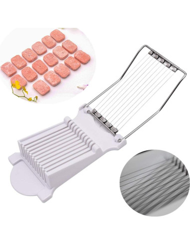 Cortador de Alimentos Blandos Anzline - Acero Inoxidable 10 Cuerdas