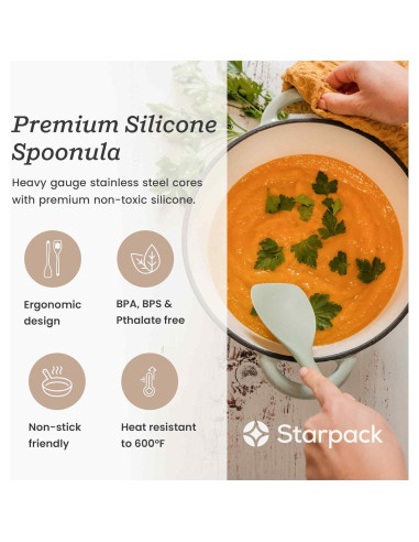 Espátula de Silicona StarPack Home 26.9 cm Resistente al Calor