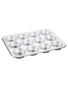 Bandeja para Muffins Nordic Ware de Aluminio Natural 12 Tazas