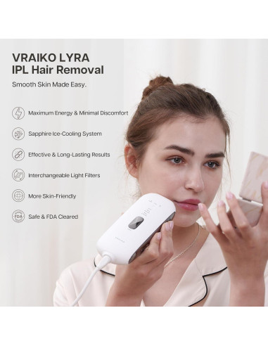 Dispositivo IPL LYRA para Eliminación de Vello - Enfriamiento Zafiro